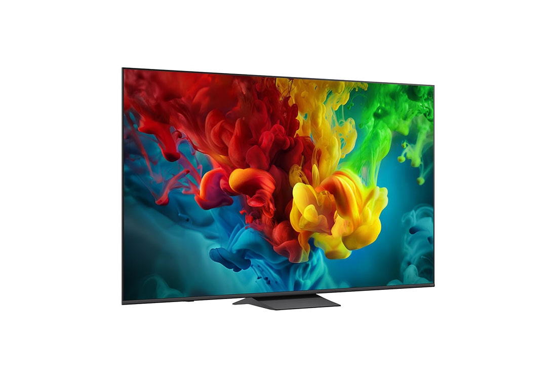 LG Телевізор LG QNED evo AI Mini LED | 85 дюймів | 4K Smart TV | 2026, LG QNED evo AI QNED82 Mini LED підкреслює, як його Mini LED відображає чіткіші текстури скель та деталі океану, ніж звичайні світлодіоди, у пейзажі розколотих прибережних скель, забезпечуючи глибші чорні кольори та вишуканішу контрастність для більшої чіткості та глибини., 85QNED83B6A, thumbnail 4