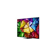 LG Телевізор LG Mini RGB evo AI MRGB87 | 86 дюймів | 4K Smart TV | 2026, Технологія RGB Primary Color Pro, що використовується в LG Mini RGB evo AI MRGB87, демонструє розділене зображення, що порівнює звичайний колір світлодіодів ліворуч з яскравішими, насиченішими кольора, 86MRGB87B6B, thumbnail 5