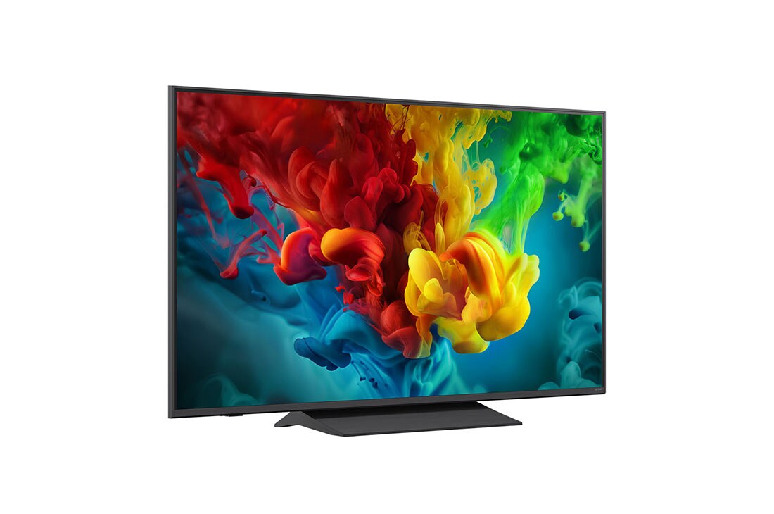 LG Телевізор LG QNED evo AI Mini LED | 55 дюймів | 4K Smart TV | 2026, LG QNED evo AI QNED82 Mini LED з технологією Dynamic QNED Color Pro наповнює екран яскравими, плавними сплесками різнокольорового, схожого на фарбу руху, демонструючи покращену яскравість кольорів, сертифіковану для 100% колірного об'єму., 55QNED83B6A, thumbnail 3