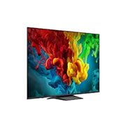LG Телевізор LG QNED evo AI Mini LED | 75 дюймів | 4K Smart TV | 2026, LG QNED evo AI QNED82 Mini LED підкреслює, як його Mini LED відображає чіткіші текстури скель та деталі океану, ніж звичайні світлодіоди, у пейзажі розколотих прибережних скель, забезпечуючи глибші чорні кольори та вишуканішу контрастність для більшої чіткості та глибини., 75QNED83B6A, thumbnail 4