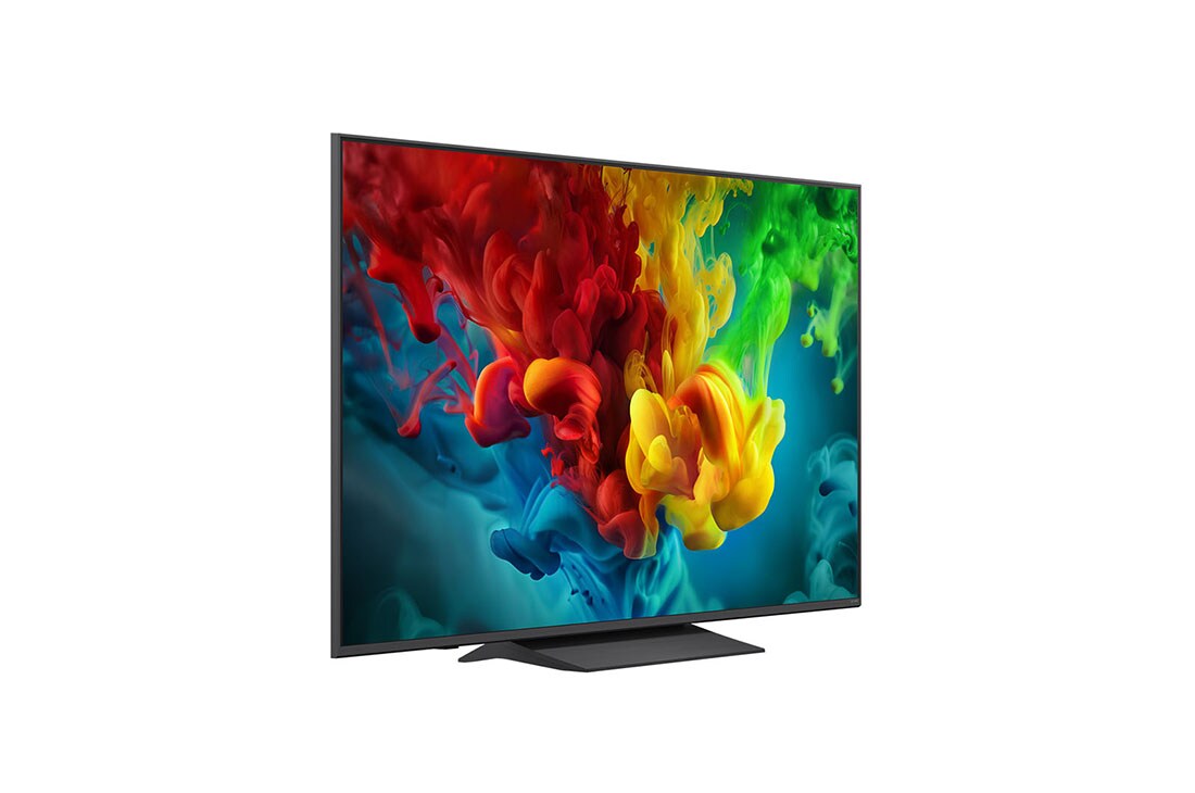LG Телевізор LG QNED evo AI Mini LED | 65 дюймів | 4K Smart TV | 2026, LG QNED evo AI QNED82 Mini LED підкреслює, як його Mini LED відображає чіткіші текстури скель та деталі океану, ніж звичайні світлодіоди, у пейзажі розколотих прибережних скель, забезпечуючи глибші чорні кольори та вишуканішу контрастність для більшої чіткості та глибини., 65QNED83B6A, thumbnail 4