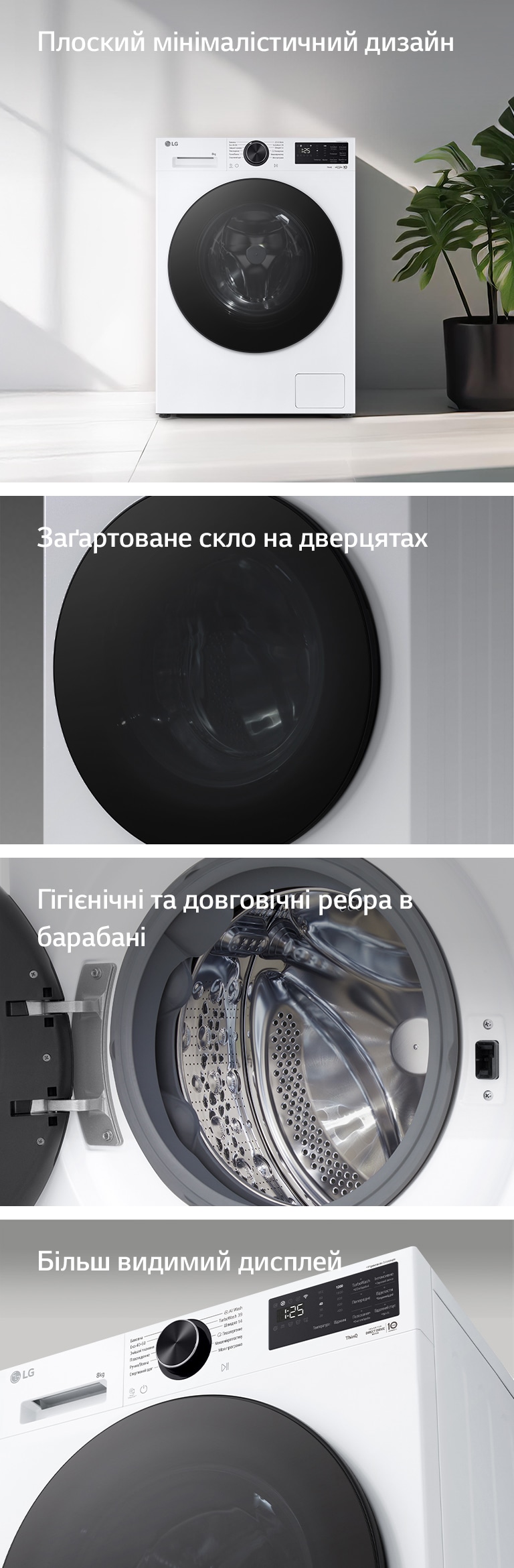 Циферблат і панель пральної машини