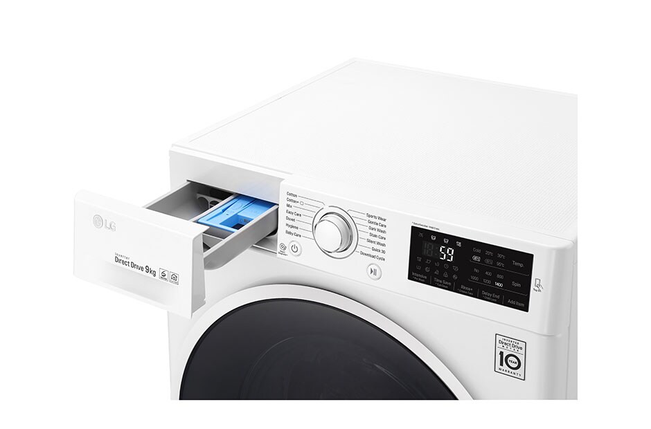 LG Стандартна пральна машина, технологія 6 Motion™, LG ThinQ™ по NFC, 9 кг, F4J6VN0W, thumbnail 3