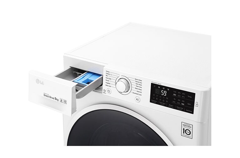 LG Стандартна пральна машина, технологія 6 Motion™, LG ThinQ™ по NFC, 9 кг, F4J6VN0W, thumbnail 3