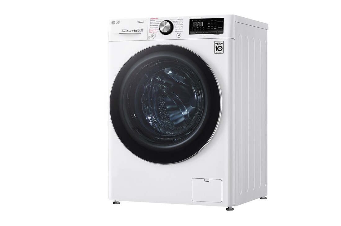 LG Повнорозмірна пральна машина з технологією AI DD™ та функціями сушки конвенційного типу та прання парою Steam™, 9/5 кг, F4R9VG9W, thumbnail 13
