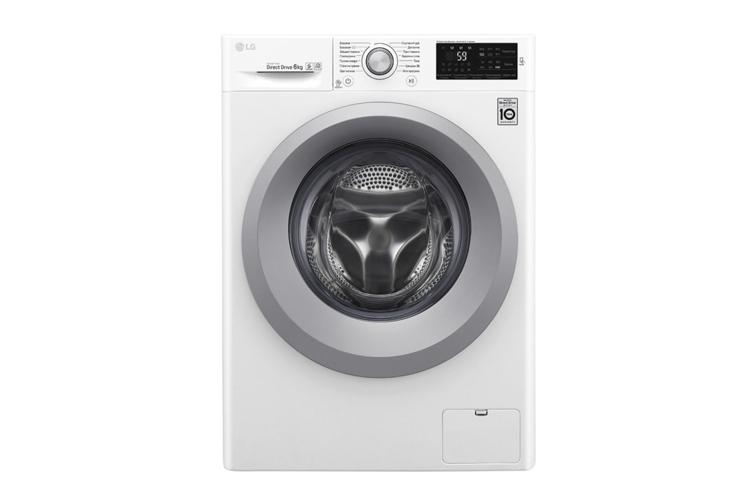 LG Вузька пральна машина з технологією 6 Motion™ та інверторним прямим приводом , 6 кг, F0J5NN4W
