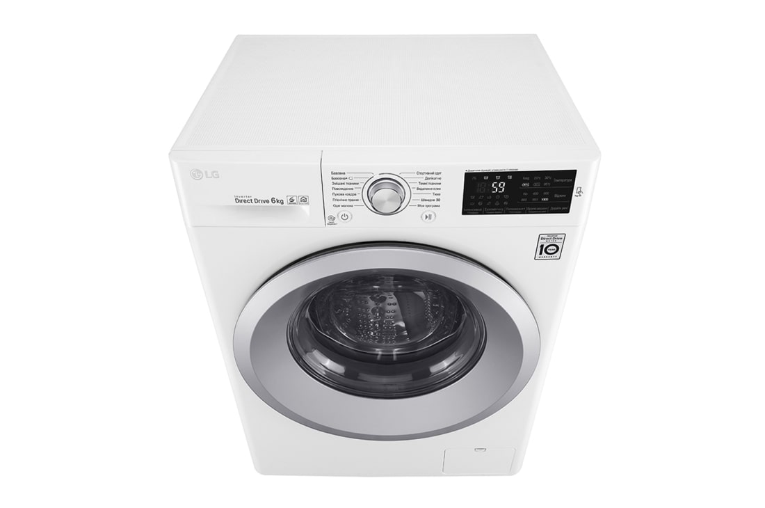 LG Вузька пральна машина з технологією 6 Motion™ та інверторним прямим приводом , 6 кг, F0J5NN4W, thumbnail 10