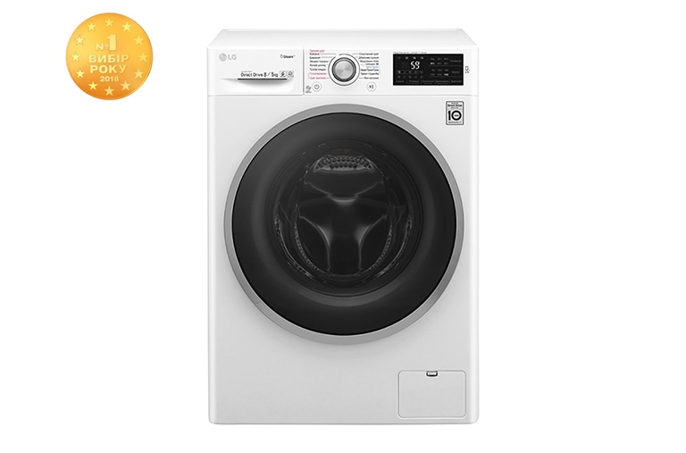 LG З функціями сушки та прання парою Spa Steam®, F4J6TG1W, thumbnail 1