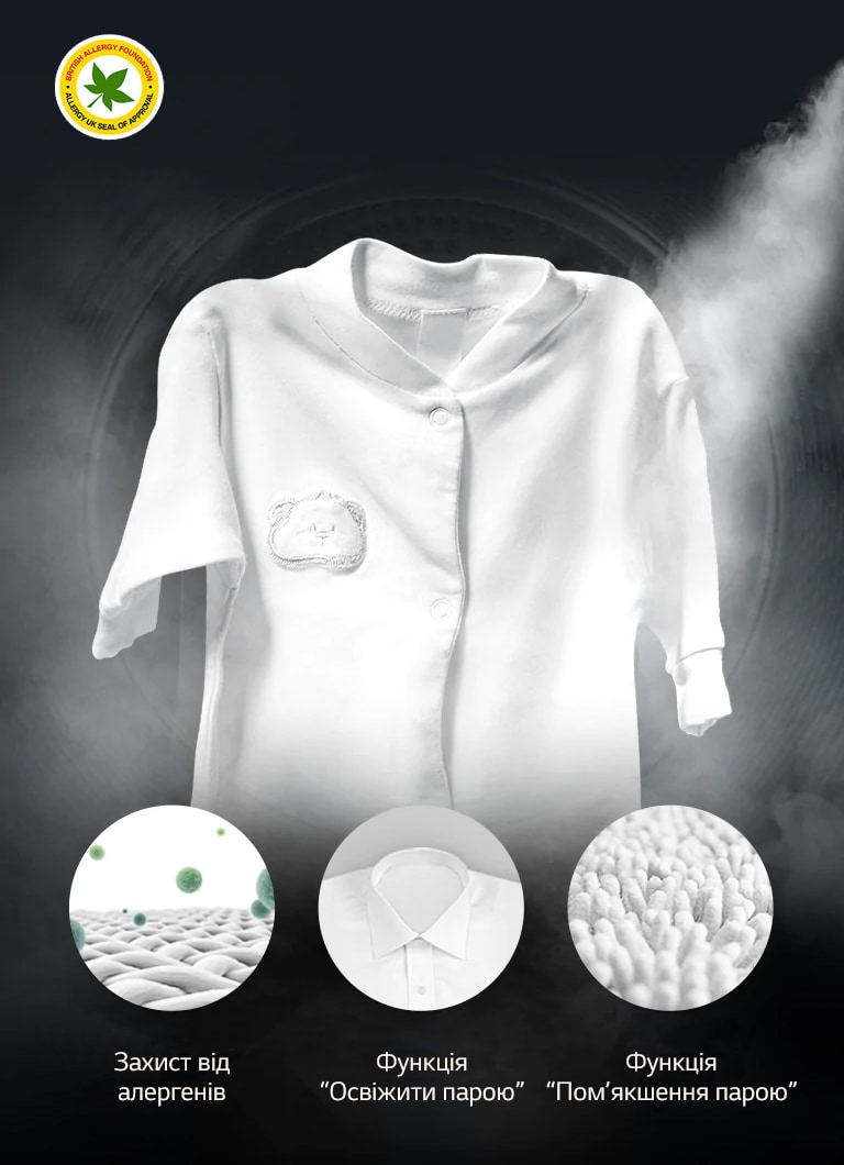 Функція обробки парою TrueSteam™️*