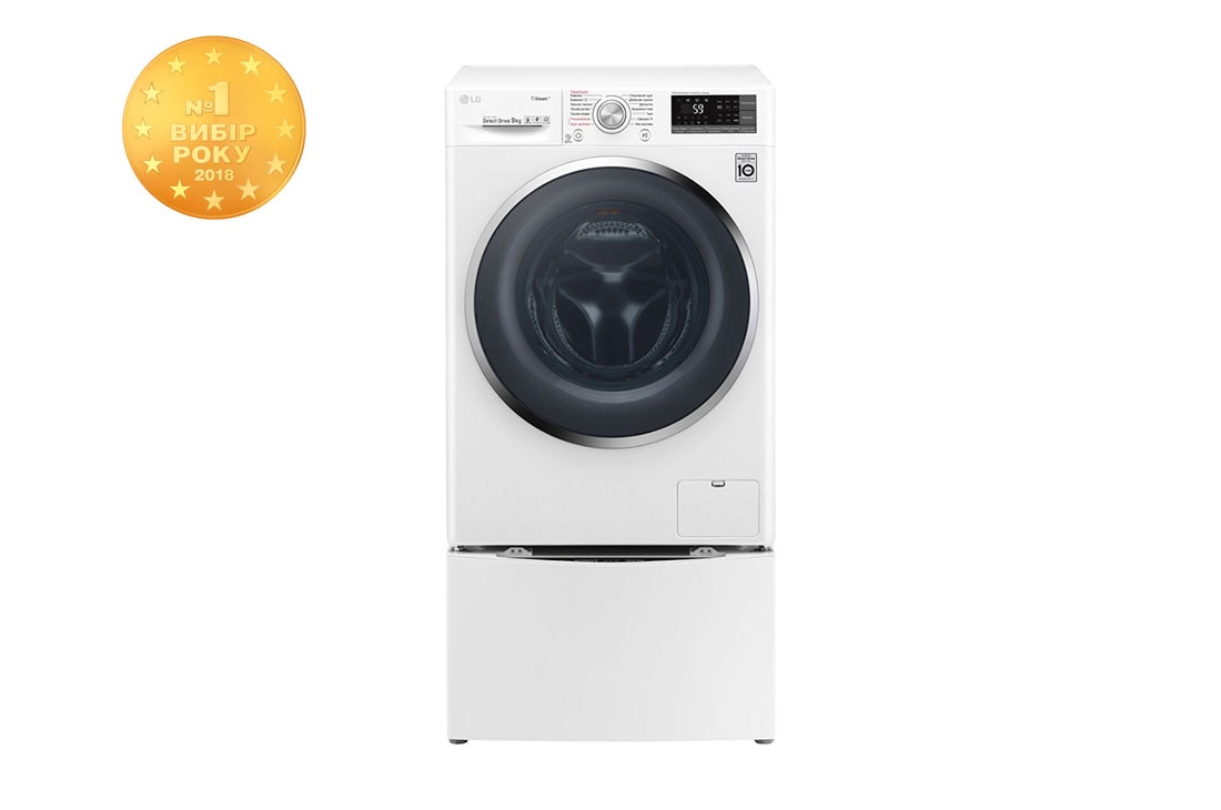 LG Пральна машина LG TWINWash™ з подвійним завантаженням, F4J7VYP2WD