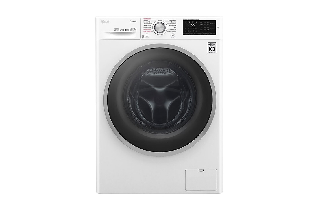 LG Стандартна пральна машина | 6 Motion™ | Steam™ | 8 кг, F4J6TS1W