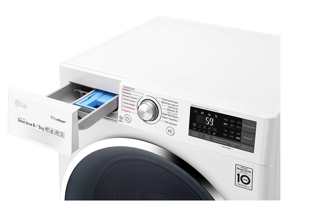 LG З функціями сушки та прання парою TrueSteam®, F4J7VH2W, thumbnail 5