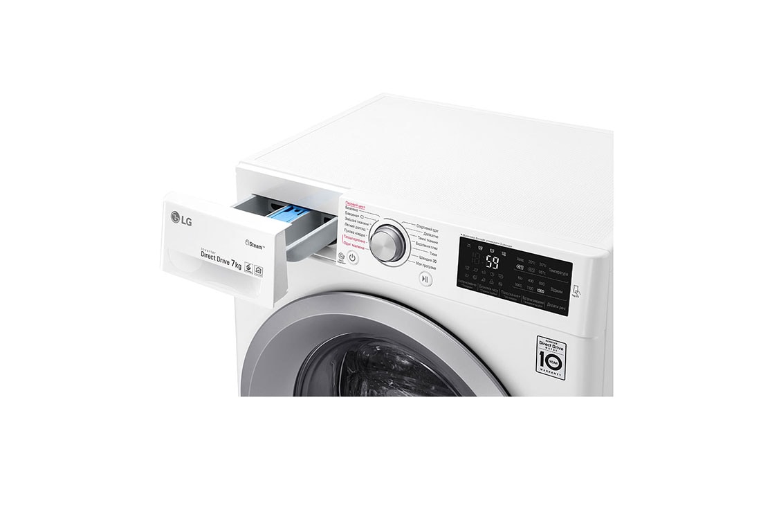 LG Вузька з функцією прання парою Spa Steam®, F2J5HY4W, thumbnail 6