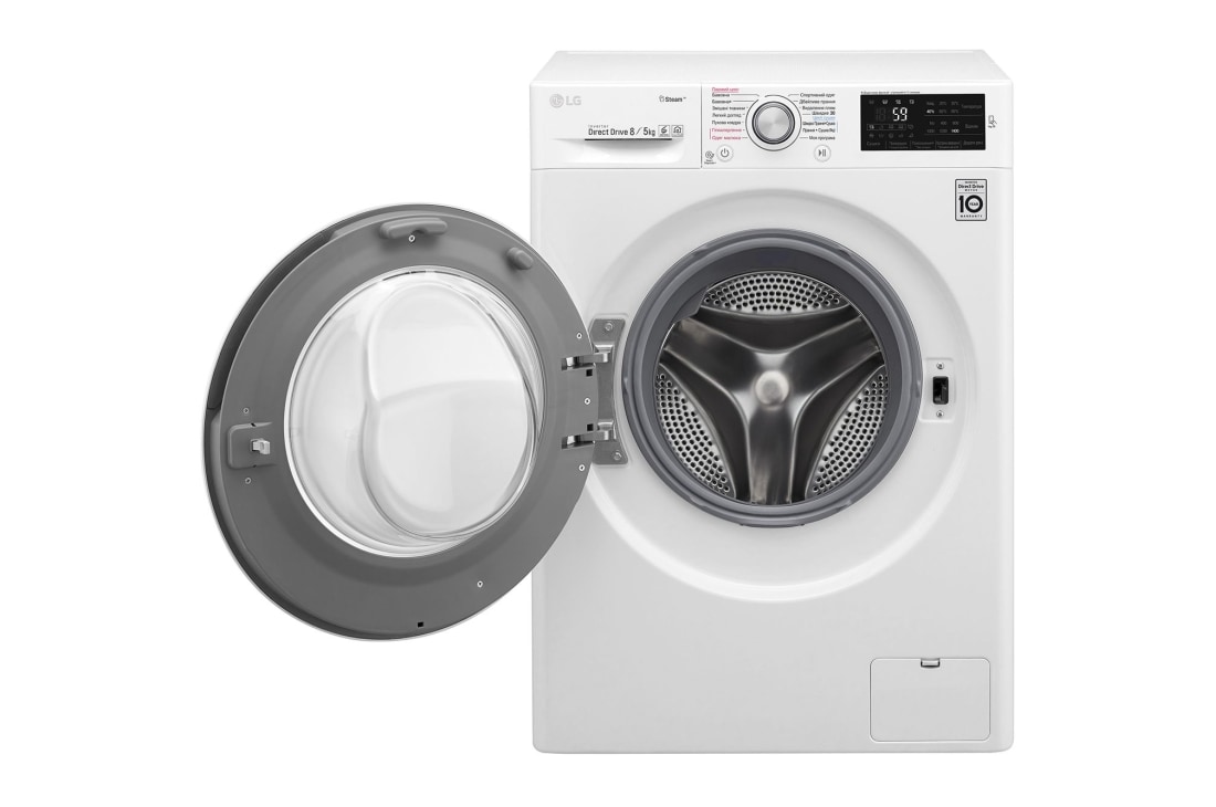 LG З функціями сушки та прання парою Spa Steam®, F4J6TGW1W, thumbnail 2