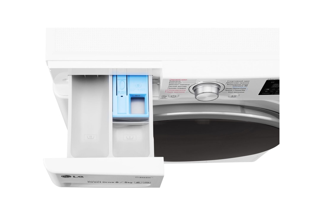LG З функціями сушки та прання парою Spa Steam®, F4J6TGW1W, thumbnail 4