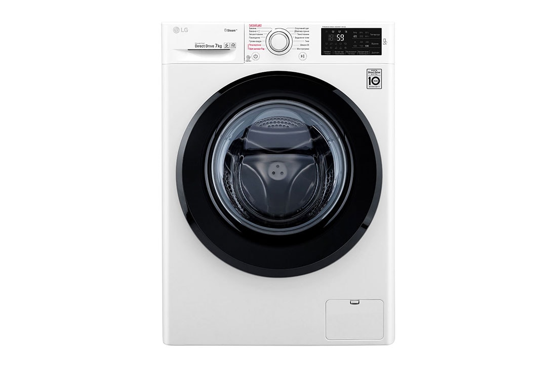 LG Вузька пральна машина, технологія 6 Motion™, прання парою SpaSteam™, LG ThinQ™ по NFC, 7 кг, F2J5HS9W