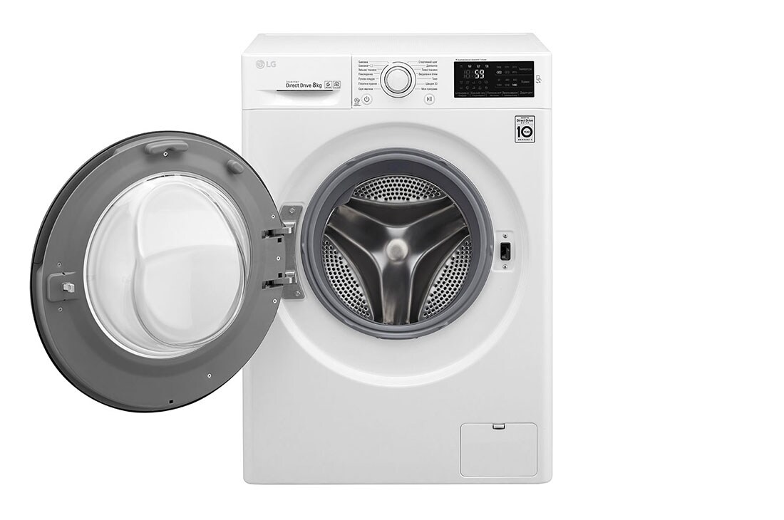 LG Стандартна пральна машина, технологія 6 Motion™, LG ThinQ™ по NFC, 8 кг, F4J5TN9W, thumbnail 2