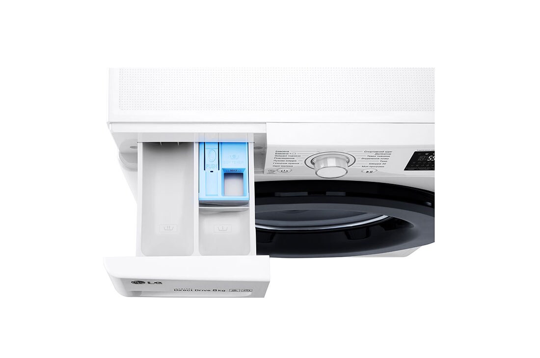 LG Стандартна пральна машина, технологія 6 Motion™, LG ThinQ™ по NFC, 8 кг, F4J5TN9W, thumbnail 6