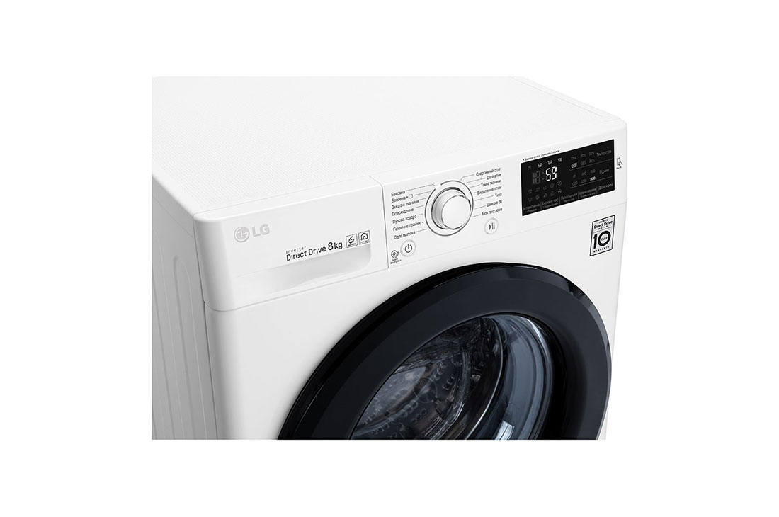 LG Стандартна пральна машина, технологія 6 Motion™, LG ThinQ™ по NFC, 8 кг, F4J5TN9W, thumbnail 7