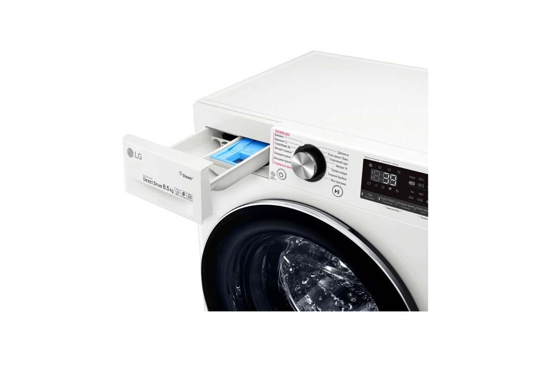 LG Вузька пральна машина | AI DD™ | TurboWash™ 360˚ | 8,5 кг, F2V9GW9W, thumbnail 6