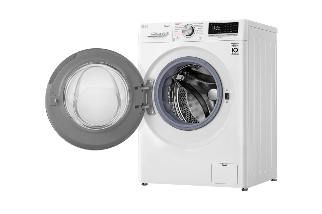 LG Повнорозмірна пральна машина з технологією AI DD™ та функцією прання парою Steam™, 9 кг, F4R5VS0W, thumbnail 12