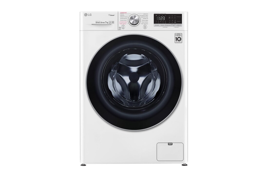 LG Вузька пральна машина з технологією AI DD™ та функцією прання парою Steam™, 7 кг, F2R5HS1W