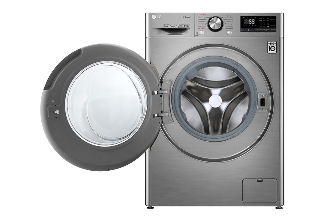 LG Вузька пральна машина з технологією AI DD™ та функціями прання парою Steam™ та швидкого прання TurboWash™, 7 кг, F2R9HS9T, thumbnail 2