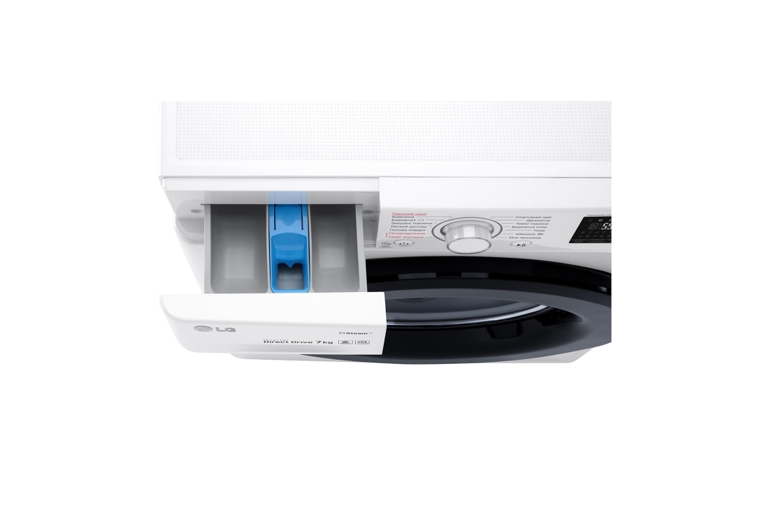 LG Вузька пральна машина | 6 Motion™ | Steam™ | 7 кг, F2J5HS6W, thumbnail 9