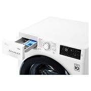 LG Стандартна пральна машина, технологія 6 Motion™, прання парою SpaSteam™, LG ThinQ™ по NFC, 8 кг, F4J5TS6W, thumbnail 10