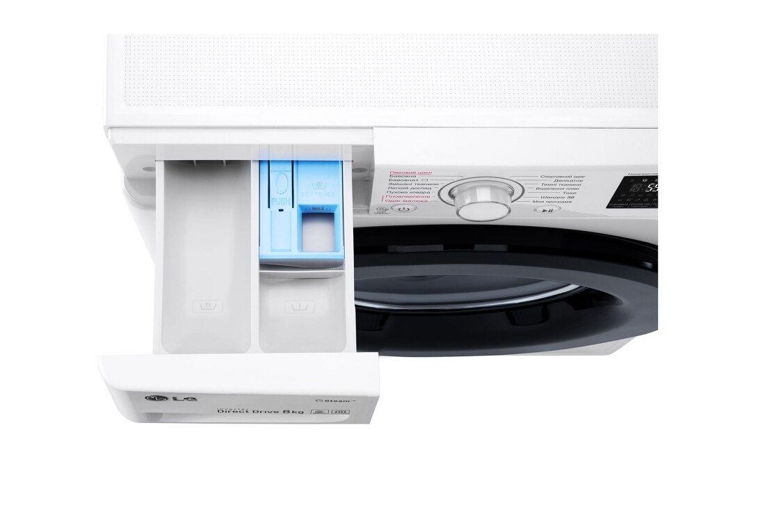 LG Стандартна пральна машина, технологія 6 Motion™, прання парою SpaSteam™, LG ThinQ™ по NFC, 8 кг, F4J5TS6W, thumbnail 9