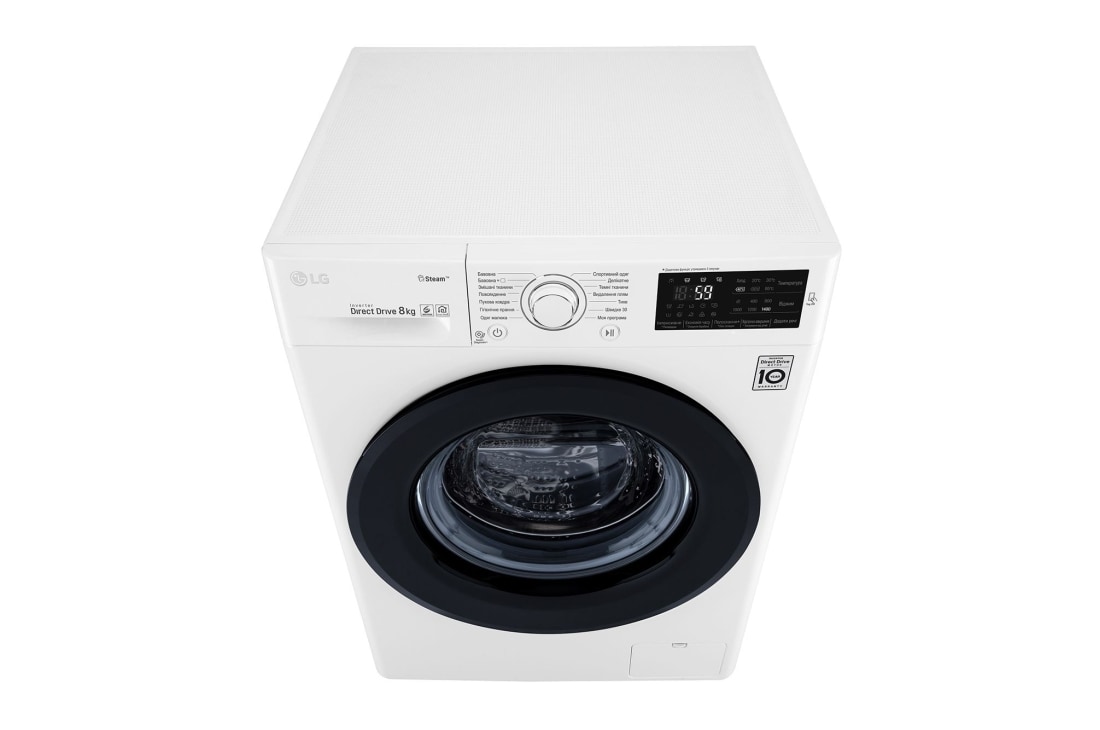 LG Стандартна пральна машина, технологія 6 Motion™, прання парою SpaSteam™, LG ThinQ™ по NFC, 8 кг, F4J5TS6W, thumbnail 13