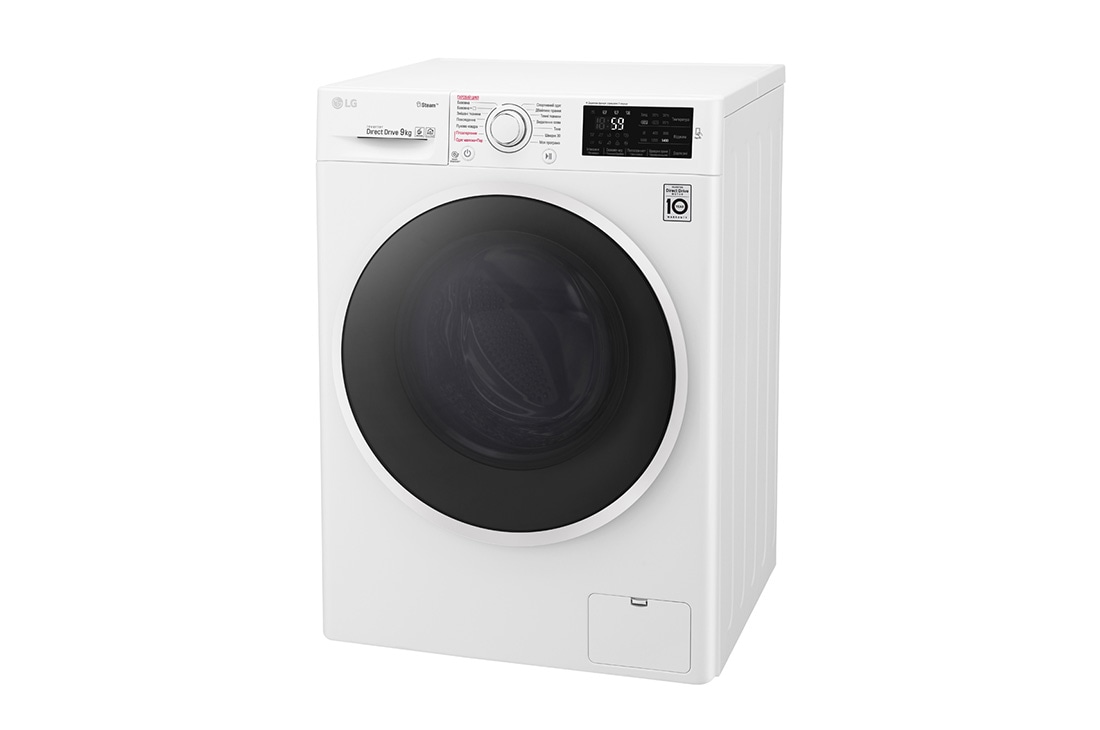 LG Стандартна пральна машина, технологія 6 Motion™, прання парою SpaSteam™, LG ThinQ™ по NFC, 9 кг, F4J6VS0W, thumbnail 5