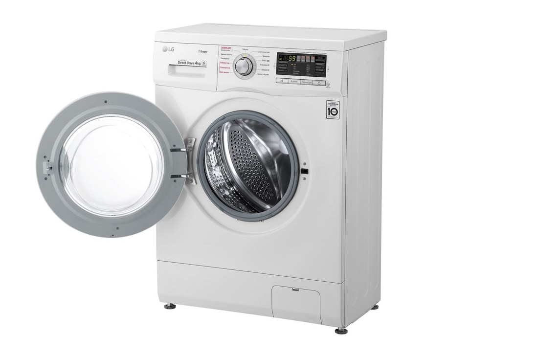 LG Супервузька пральна машина, технологія 6 Motion™, прання парою SpaSteam™, Smart Diagnosis™, 4 кг, F1096SDS3, thumbnail 4