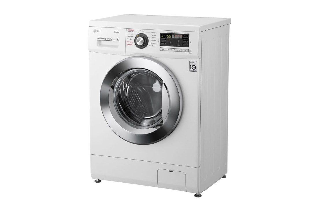 LG Вузька прально-сушильна машина, технологія 6 Motion™, сушка, прання парою SpaSteam™, Smart Diagnosis™, 6/3 кг, F1296CDS3, thumbnail 5