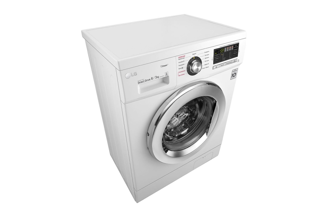 LG Вузька прально-сушильна машина, технологія 6 Motion™, сушка, прання парою SpaSteam™, Smart Diagnosis™, 6/3 кг, F1296CDS3, thumbnail 7