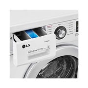 LG Вузька прально-сушильна машина, технологія 6 Motion™, сушка, прання парою SpaSteam™, Smart Diagnosis™, 6/3 кг, F1296CDS3, thumbnail 9