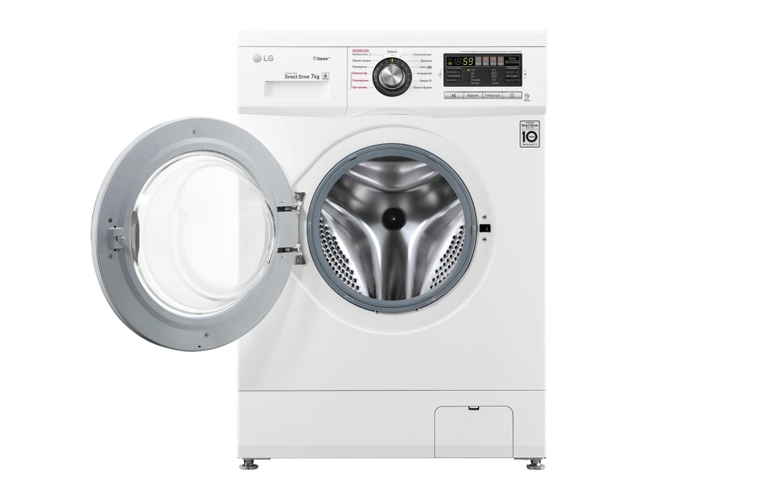 LG Вузька пральна машина, технологія 6 Motion™, прання парою SpaSteam™, Smart Diagnosis™, 7 кг, F1296HDS3, thumbnail 3