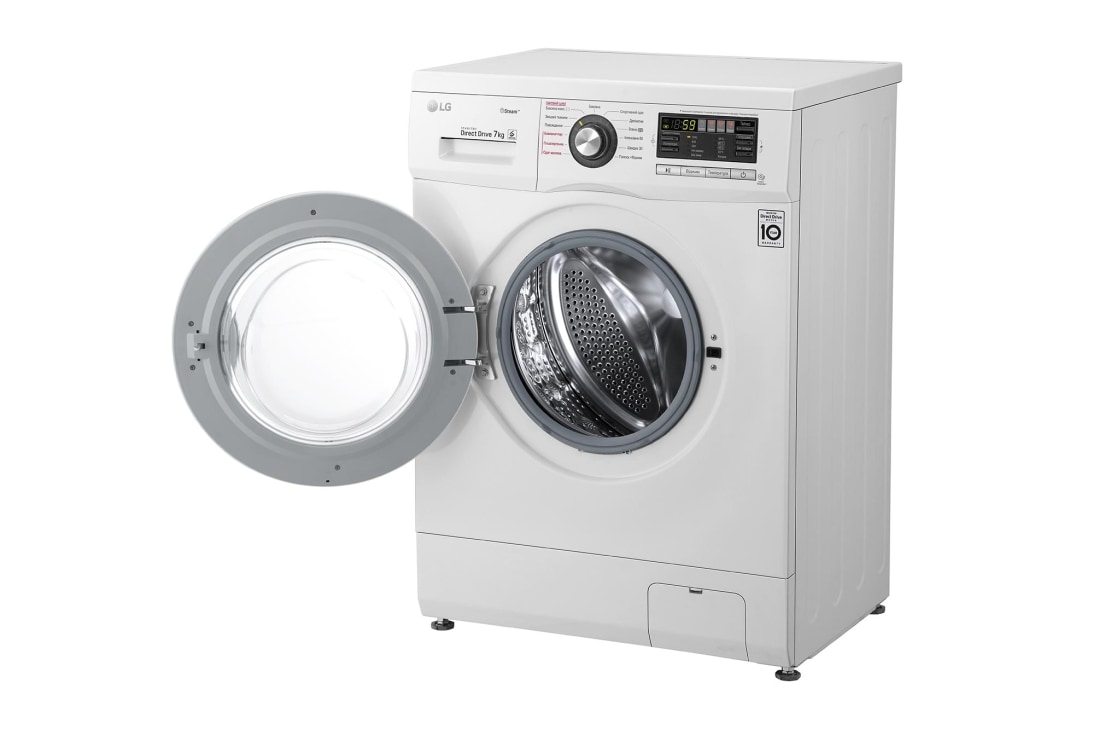 LG Вузька пральна машина, технологія 6 Motion™, прання парою SpaSteam™, Smart Diagnosis™, 7 кг, F1296HDS3, thumbnail 4
