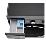 LG Стандартна прально-сушильна машина | AI DD™ | EcoHybrid™ | 10,5/7 кг, top view with detergent port open, F4V9RC9P, thumbnail 4