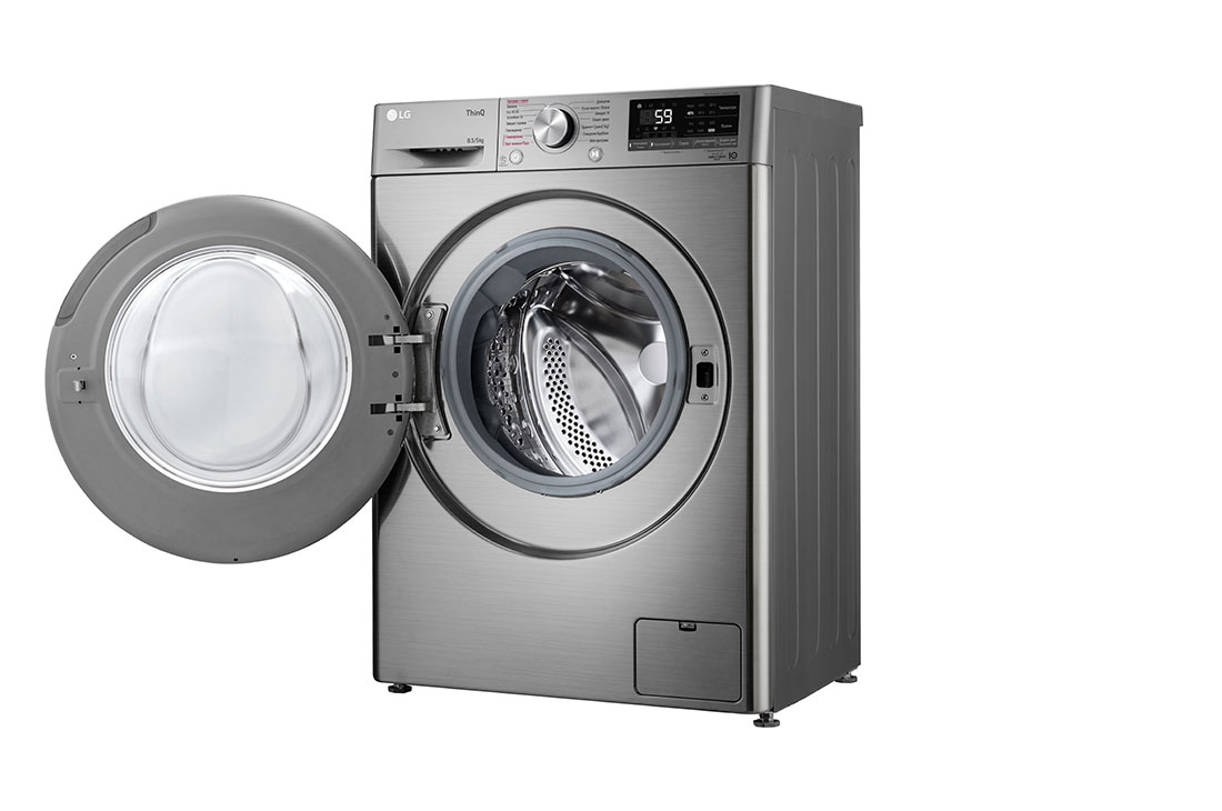 LG Вузька прально-сушильна машина | AI DD™ | TurboWash™ | 8,5/5 кг, Right Drum open view, F2V5GG9T, thumbnail 13