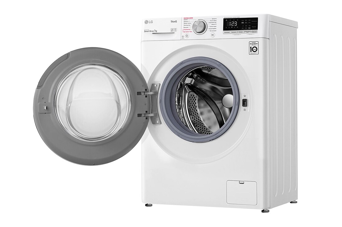 LG Вузька пральна машина, технологія AI DD™, прання парою Steam™, LG ThinQ™ по Wi-Fi, 7 кг, F2V5HS0W, thumbnail 13