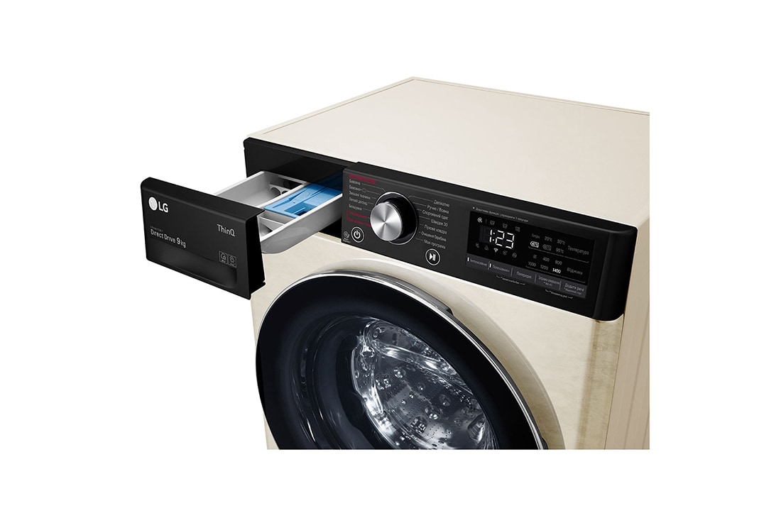 LG Повнорозмірна пральна машина | Розумне прання з AI DD™ | 9 кг, F4V5VS9B, thumbnail 5
