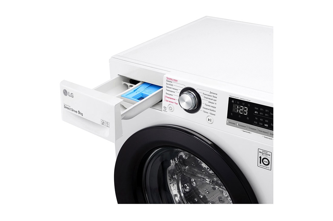 LG Стандартна пральна машина | AI DD™ | Steam™ | 9 кг, F4V3VS6W, thumbnail 13