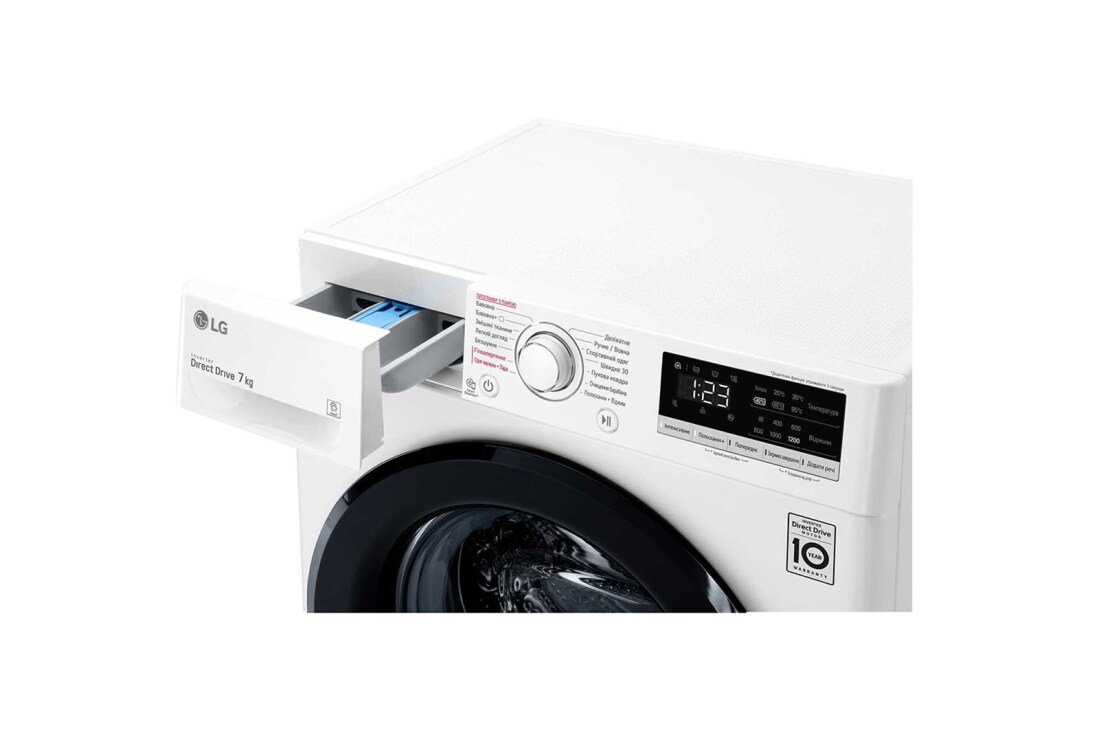 LG Вузька пральна машина | Розумне прання з AI DD™ | 7 кг, F2V3HS6W, thumbnail 13