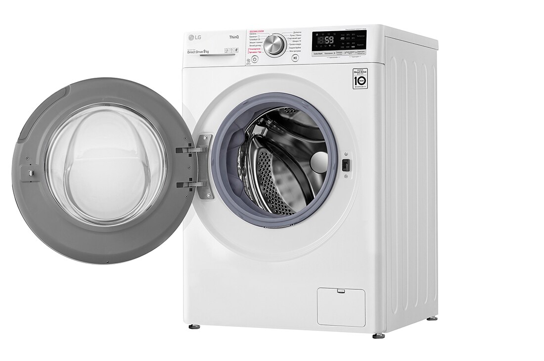 LG Повнорозмірна пральна машина | Розумне прання з AI DD™ | 9 кг, F4V7VS1W, thumbnail 13