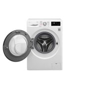 LG Вузька пральна машина, технологія 6 Motion™, прання парою SpaSteam™, LG ThinQ™ по NFC, 7 кг, Front_Door_Open, F2J6HSR1W, thumbnail 3