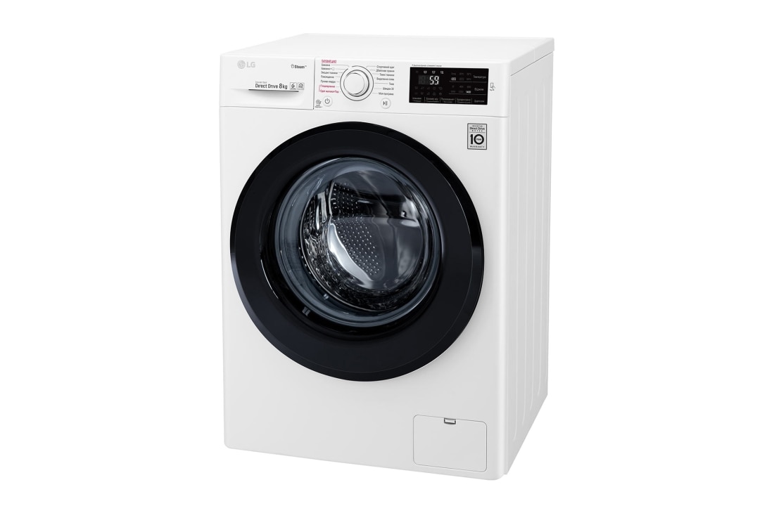 LG Стандартна пральна машина, технологія 6 Motion™, прання парою SpaSteam™, LG ThinQ™ по NFC, 8 кг, F4M5TS6W, thumbnail 5