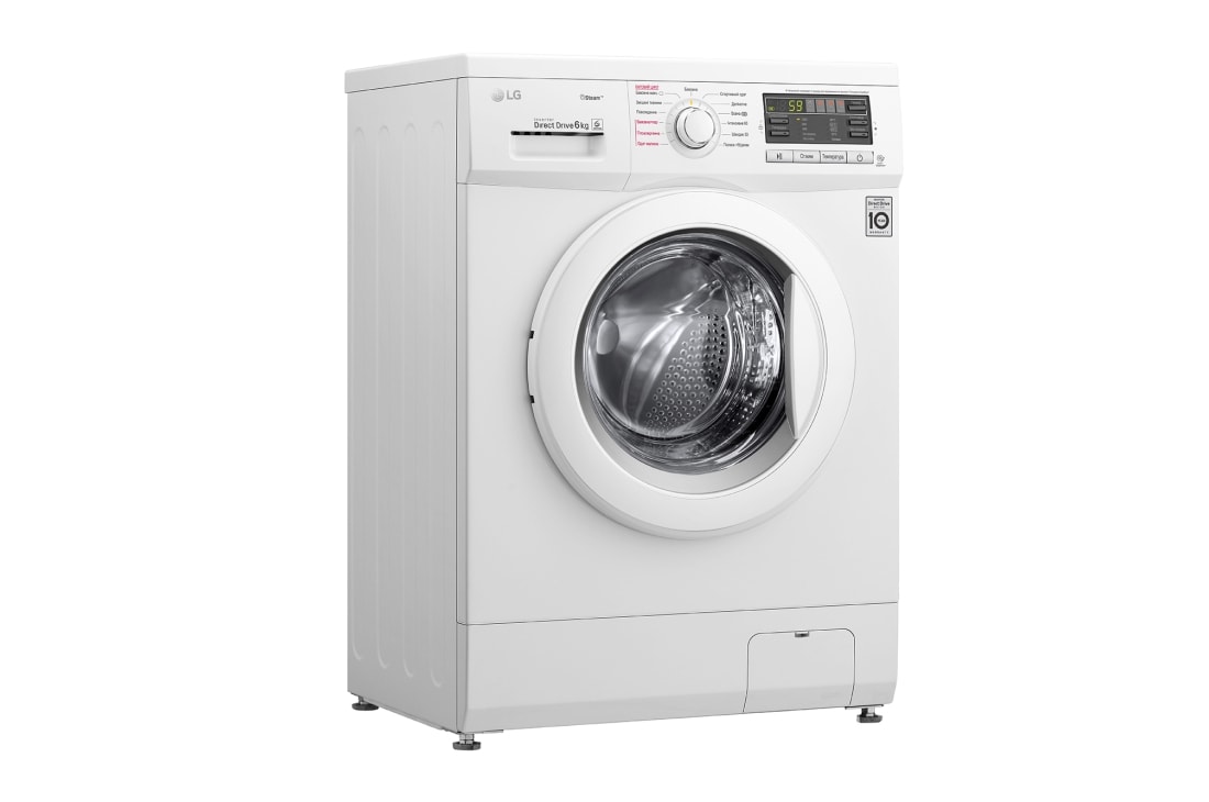 LG Вузька пральна машина, технологія 6 Motion™, прання парою SpaSteam™, Smart Diagnosis™, 6 кг, F1296NDS0, thumbnail 2