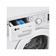 LG Вузька пральна машина, технологія 6 Motion™, прання парою SpaSteam™, Smart Diagnosis™, 6 кг, F1296NDS0, thumbnail 9