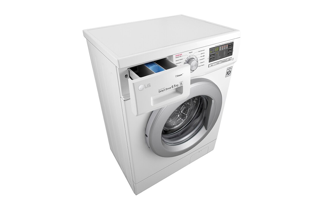 LG Вузька пральна машина, технологія 6 Motion™, прання парою SpaSteam™, Smart Diagnosis™, 6,5 кг, Вузька пральна машина, технологія 6 Motion™, прання парою SpaSteam™, Smart Diagnosis™, 6,5 кг, F1296WDS1, thumbnail 7